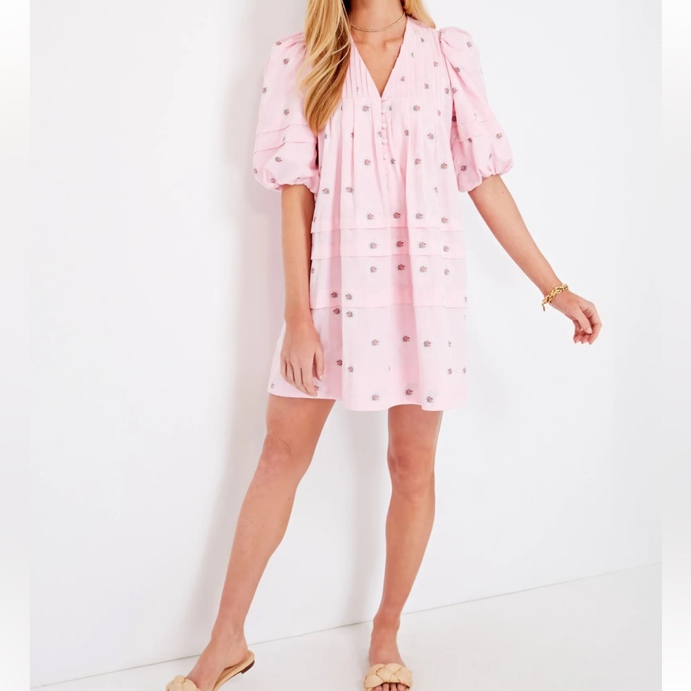 NWOT Hunter Bell Jenkins Dress in Pink Blossom Size Large - Picture 2 of 14